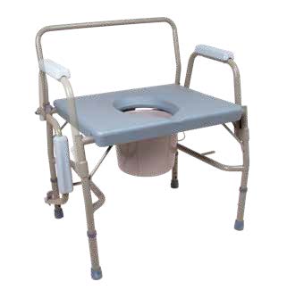 Bariatric Drop-Arm Commode Bariatric Drop-Arm Commode