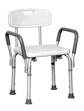 Deluxe Shower Chair with Back and Arms Deluxe Shower Chair with Back and Arms